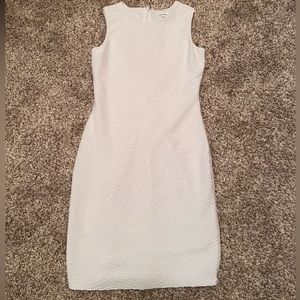 Calvin Klein white dress, great for bridal shower or bridal event!